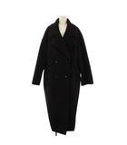 グレイル GRL チェスターコート F 黒 ブラック ロング丈 ダブル ワンカラー /BB ■ECC001