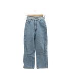 リーバイス Levi's W509 デニムパンツ ジーンズ ストレートパンツ アンクル丈 27 水色 ハイウエスト /SY10 ■ECC001