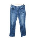 サムシング something デニムパンツ ジーンズ テーパードパンツ 28 ブルー ウォッシュ加工 /SY60 ■ECC001