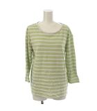 ゴールデンベア GOLDEN BEAR Tシャツ カットソー LL 七分丈 黄緑 ライトグリーン /LP ■ECD001