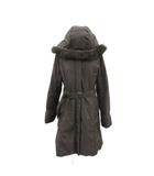 ダウンコート ロング丈 L ダークブラウン /HO39 ■ECD001