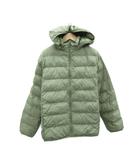 ユニクロ UNIQLO 中綿ジャケット ミドル丈 フード付き 160 カーキ /HO19 ■ECD001 女の子