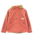 ザノースフェイス THE NORTH FACE 子供服 ジャケット 120 ピンク 茶 ブラウン ボア裏地 袖中綿 ジップアップ  NPJ71856 /HN ■ECD001
