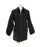 マッキントッシュ MACKINTOSH スプリングコート 春アウター ジップアップ 32 黒 ブラック /TK ■ECD001