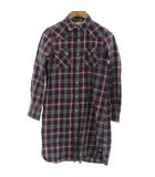 アーバンリサーチ URBAN RESEARCH チュニック シャツワンピ マルチカラー チェック柄 長袖  /GG ■ECD001