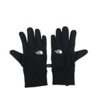 ザノースフェイス THE NORTH FACE 手袋 イーチップグローブ S 黒 ブラック ロゴ バックル付き フリース素材 /HO14 ■ECD001