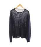 ジョルジオアルマーニ GIORGIO ARMANI セーター ニット 長袖 52 紺 ネイビー /YM ■ECD001