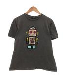 エムシーエム MCM Tシャツ L グレー 半袖 ラウンドネック ロボットアップリケ /MG ■ECD001