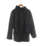 ジャケット フード 裏地ボア アウター M 紺 ネイビー /AN19 ■ECD001