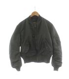 アルファ ALPHA MA-1 フライトジャケット ブルゾン 中綿 M カーキ /AN37 ■ECD001