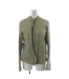 シシ sisii ライダージャケット シングル レザー XXS カーキ /AN34 ■ECD001