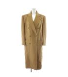セリーヌ CELINE チェスターコート ロング丈 ダブル カシミヤ ウール アウター 36 ベージュ /AN67 ■ECD001