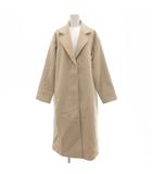 ドレスキップ DRESKIP チェスターコート M フラップボタン ロング ベージュ /JS ■ECA001