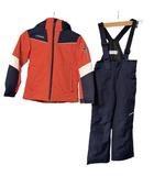フェニックス PHENIX スキーウェア 上下セット ジュニア キッズ 130 橙 オレンジ 紺ネイビー ESBG22P72 /MZ