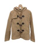 プライドインターナショナルデザイン PRIDE ダッフルコート アウター ショート丈 フード トグルボタン 38 ベージュ /XZ ■GY58