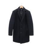 レイジブルー RAGEBLUE チェスターコート アウター ウール ミドル 総裏地 S 紺 ネイビー /XZ ■GY58
