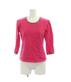 ダックス DAKS Tシャツ カットソー 38 ピンク 七分袖 /GG ECB001