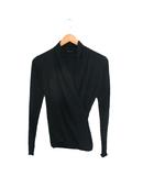 ラルフローレン RALPH LAUREN 国内正規品 カットソー Tシャツ 長袖 カシュクール コットン シンプル S ブラック 黒 /KT11