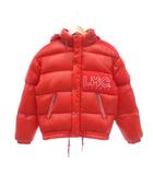 ミレー MILLET LMC RETRO DOUDOUNE DOWN JACKET ダウンジャケット XS ナイロン フード 赤 レッド /NU ■ECA002