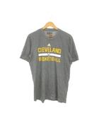 アディダス adidas NBA Tシャツ バスケ M グレー 半袖 ドット柄 ロゴプリント /MN10 ■ECA002