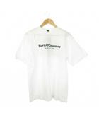  タウン&カントリー Town & Country Surf Designs Tシャツ L 白 ホワイト 半袖 サーフ ロゴプリント /CK9 ■ECA002
