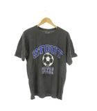 チャンピオン CHAMPION Tシャツ M グレー 半袖 サッカー ロゴプリント ラウンドネック /CK7 ■ECA002