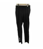 ギャラリービスコンティ GALLERY VISCONTI レギンス スキニー パンツ 3 黒 ブラック 無地 長ズボン 裾ハート装飾 /PP ■ECD001