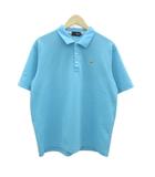 フィラ FILA スポーツウエア ポロシャツ ポロカラー 半袖 無地 メッシュ XL 水色 ライトブルー /HO26 ■ECD002
