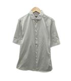 エンポリオアルマーニ EMPORIO ARMANI カジュアルシャツ グレー 半袖 /SM50 ■ECD002