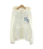 オフホワイト OFF WHITE FENCE ARROWS HOODIE SWEATSHIRT パーカー プルオーバー ロゴ XXL 白 ホワイト 青 ブルー OMBB034S20E30002 /AN48 ■ECD002