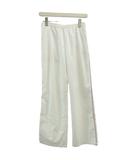 クレージュ courreges パンツ ジャージ スポーツウエア 38 白 ホワイト 無地 サイドライン 長ズボン /GR ■ECB001