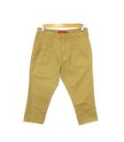 トミーガール tommy girl カプリパンツ S 茶 ブラウン クロップド丈 タック /MN40 ■ECB002