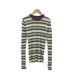 フリークスストア FREAKS STORE リブニット カットソー F マルチカラー ボーダー柄 クルーネック 長袖 /SM1 ■ECB002