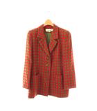 ピエールカルダン Pierre Cardin ヴィンテージ・テーラードジャケット ウール XL 千鳥柄 /OK ■OS ■ECB002