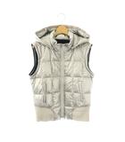 キャロウェイ CALLAWAY ダウンベスト ジップアップ フード L シルバー色 /DF ■ECB002