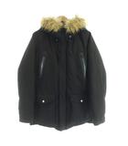 ショット SCHOTT DOWN ET PLUME ダウンジャケット アウター フェイクファー L 黒 ブラック /BB ■ECB002
