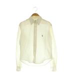 ラルフローレン RALPH LAUREN RALPH ボタンダウンシャツ 長袖 刺繍 4 オフホワイト /MY ■OS ■ECE003