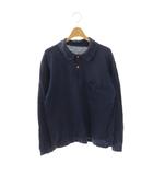 ハンティングワールド HUNTING WORLD ポロシャツ 長袖 ネイビー /ES ■ECE003