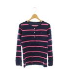 ラルフローレン RALPH LAUREN キッズ ハーフボタンカットソー 長袖 ボーダー 160 ネイビー /MY ■OS ■ECE003