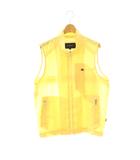 バーバリー BURBERRY GOLF ベスト ジップアップ M イエロー /ES ■ECE003