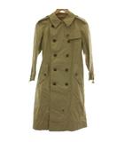 バーバリーズ Burberrys トレンチコート ライトベージュ ダブルブレスト 長袖 エポレット ベルト付き ロング丈 FD082-911-70 /GG ■ECE003