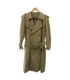 バーバリーズ Burberrys トレンチコート 裏地チェック アウター ヴィンテージ ベージュ ベルト付き /YM ■ECE003