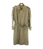 バーバリーズ Burberrys トレンチコート ライトベージュ 長袖 ベルト付き エポレット付き WRO72-945-01 /GG ■ECE003