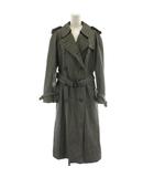 バーバリーズ Burberrys スプリングコート トレンチ 6 チャコールグレー ベルト付き エポレット付き ロング丈 長袖 /GG ECE003