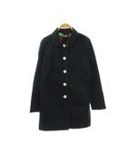 コーチ COACH ステンカラーコート スプリングコート S ブラック /ES ■ECE003