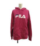 フィラ FILA パーカー スウェット 長袖 プルオーバー ロゴ プリント M 紫 パープル /XZ ■ECE003
