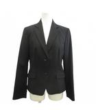テーラードジャケット シングル ウール M 黒 ブラック  長袖 無地 /KW ■ECE003