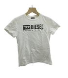 ディーゼル DIESEL Tシャツ カットソー 半袖 キッズ 子供服 クルーネック ロゴ プリント 10 白 ホワイト /XZ ■ECC002