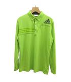 アディダス adidas ポロシャツ O / XG 黄緑 ライトグリーン 長袖 ボタンダウン襟 /NP ■ECC002