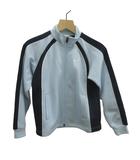ナイキ NIKE 子供服 ジャケット 上着 XS 130 青 ブルー 長袖 スタンドカラー 配色切り替え /KK ■ECA003